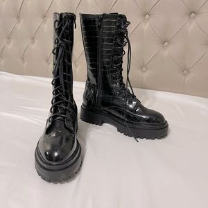 Nasty Gal Croc Boots